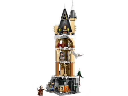 Klocki Lego Harry Potter 76430 Sowiarnia w Hogwarcie, 364 el., 3 mini figurki postaci i 5 figurek zwierząt, wiek dziecka 8+