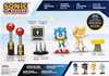 Sonic The Hedgehog, 2 Figurki z gry Sonic i Tails i akcesoria, oryginalna zabawka na licencji, 7 el. dla dzieci w wieku 3+