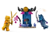 Klocki Lego Ninjago 71804 Mech bojowy Arina, 104 elementy, oryginalne klocki, figurka ninja i figura wojownika Wilczej Maski, dla czterolatków i starszych
