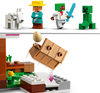 Klocki Lego Minecraft 21184, Piekarnia, 3 figurki Osadnik Wojownik Creeper, 154 el., dla fanów gry w wieku 8+