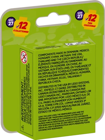 Klocki Lego Minifigures 71048 Figurka w przebraniu Pterodaktyla, 4 elementy, seria 27, wiek dziecka 5+