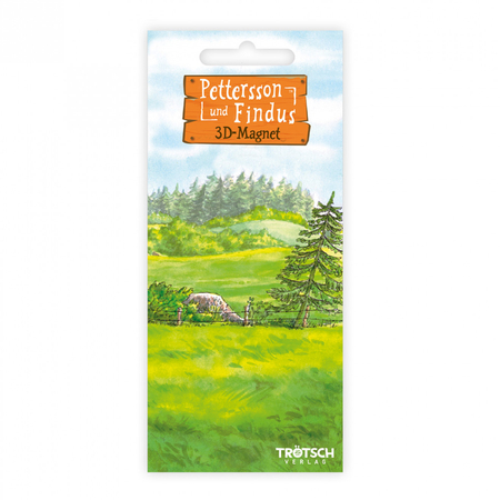 Zestaw Pettson i Findus – Magnes 3D + Puzzle Ramkowe „Urodziny” (15 el.)