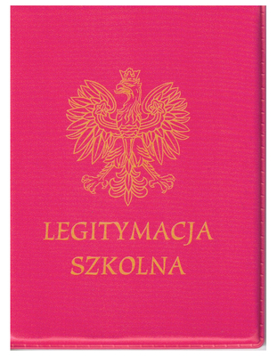 Panta Piast, Okładka na legitymację szkolną Różowa