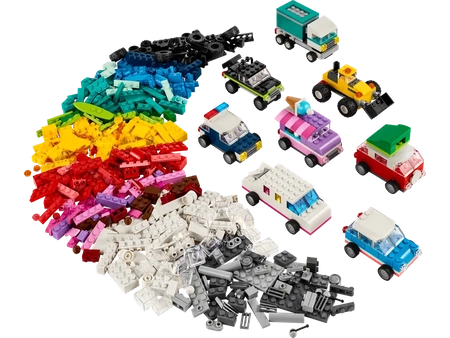 Klocki Lego Classic 11036 Kreatywne pojazdy, 900 elementów, oryginalne klocki, dla dzieci 5+, super pomysł na prezent
