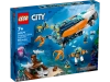 Klocki Lego City 60379 Łódź podwodna badacza dna morskiego, 842 elementy, dla dzieci 7+, oryginalne, doskonałe jako prezent