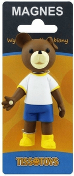 Miś Uszatek w koszulce i spodenkach magnes na lodówkę 9,5 cm, Tissotoys, 12036M