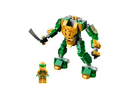 Klocki Lego Ninjago 71781 Starcie Lloyda z Mechem EVO, 223 elementy, 2 Mechy i 2 figurki w tym złoty Lloyd, oryginalne klocki lego, szybka wysyłka, zabawka dla dzieci w wieku 6+