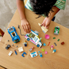 Klocki Lego City 60314, Policyjny pościg za furgonetką z lodami, 2 pojazdy, wyrzutnia lodów, figurki, 317 el., dla dzieci w wieku 5+