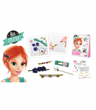 Buki Be Teens, Zabawka kreatywna - Spinki do włosów BE307