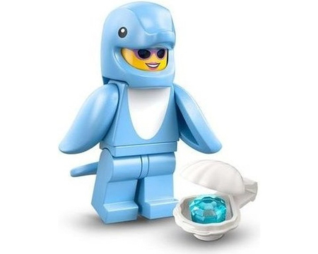 Klocki Lego Minifigures 71051 Zwierzęta, seria 28, figurka Delfin 9, oryginalne klocki, nowość 2026