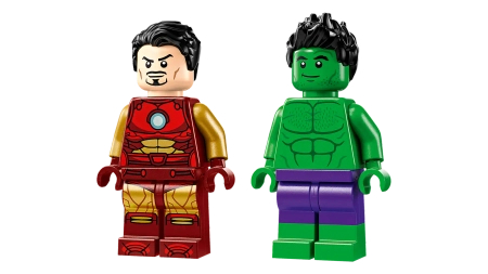 Klocki Lego Marvel Super Heroes 76287 Iron Man z motocyklem i Hulk, 68 elementów, 2 figurki bohaterów, dla dzieci w wieku 4+ 