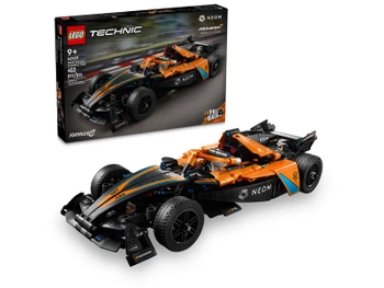 Klocki Lego Technic 42169 NEOM McLaren Formula E Race Car, 452 elementy, oryginalna klocki, idealne dla dzieci 9+