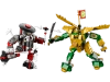 Klocki Lego Ninjago 71781 Starcie Lloyda z Mechem EVO, 223 elementy, 2 Mechy i 2 figurki w tym złoty Lloyd, oryginalne klocki lego, szybka wysyłka, zabawka dla dzieci w wieku 6+