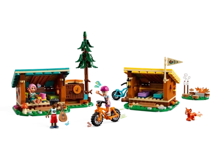 Klocki Lego Friends 42624 Przytulne domki na letnim obozie, 437 elementów, oryginalne, wysoka jakość, doskonały prezent dla dziewczynki 7+