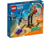 Klocki Lego City Stuntz 60360 Wyzwanie kaskaderskie obracające się okręgi, 117 elementów, dla dzieci 6+, oryginalne, idealne jako prezent