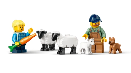 Klocki Lego City 60461 Czerwony traktor z przyczepą i owcą, 116 elementów