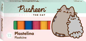 Pusheen The Cat, Plastelina 12 kolorów