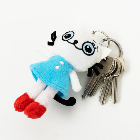 Kicia Kocia, Brelok maskotka pluszowa Kicia 12 cm, idealny prezent i dodatek do książek