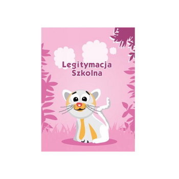 Okładka na legitymację szkolną - Kotek