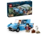 Klocki Lego Harry Potter 76424 Latający Ford Anglia, 165 elementów, znany samochód z filmów o Harym, figurki Harry i Ron Weasley, oryginalne klocki, pomysł na prezent, wiek dziecka 7+
