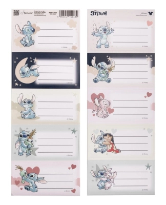 Naklejki Na Zeszyty Stitch Disney Beniamin