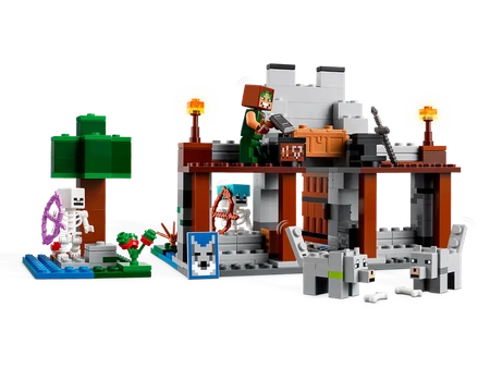 Klocki Lego Minecraft 21261 Wilcza twierdza, 312 elementów, oryginalne, dla fanów gry 8+