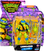 Wojownicze Żółwie Ninja, Mutant Mayhem, Figurka Leonardo 11 cm, 2 miecze katany i akcesoria, wiek dziecka 4 lata+