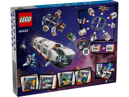 Klocki Lego City 60433 Modułowa stacja kosmiczna, 1097 elementów, dla dzieci 7+, duży zestaw idealny na prezent