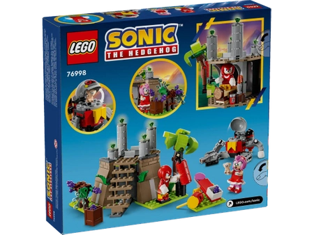 Klocki Lego Sonic the Hedgehog 76998 Knuckles i świątynia Master Emerald, 325 elementów, oryginalne klocki dla fanów gry i filmu, wiek dziecka 8+