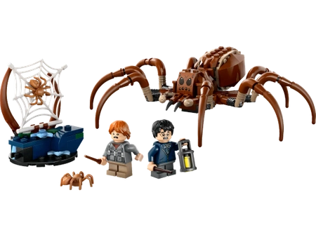 Klocki Lego Harry Potter 76434 Aragog w Zakazanym Lesie, 195 elementów, w tym mini figurki Harry i Ron Weasley, dla fanów w wieku 7 lat+