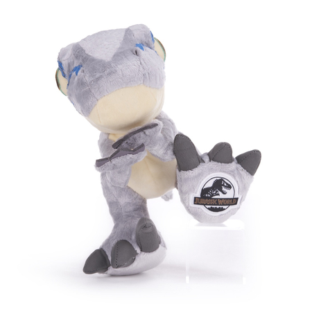 Jurassic World, przytulanka dinozaur Chunky Blue Raptor, 25 cm 