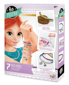 Buki Be Teens, zestaw kreatywny Brokatowa Biżuteria, BE105