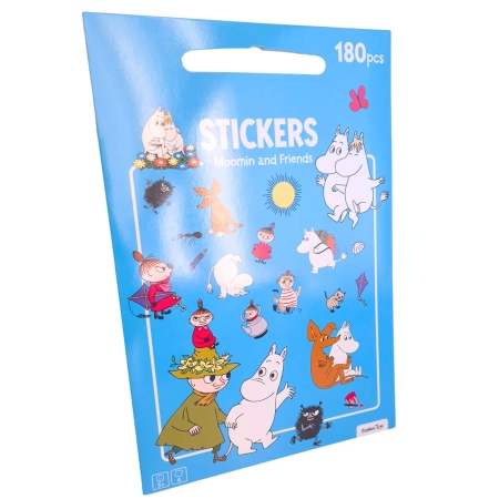Muminki - Naklejki, 180 sztuk - Muminki i przyjaciele