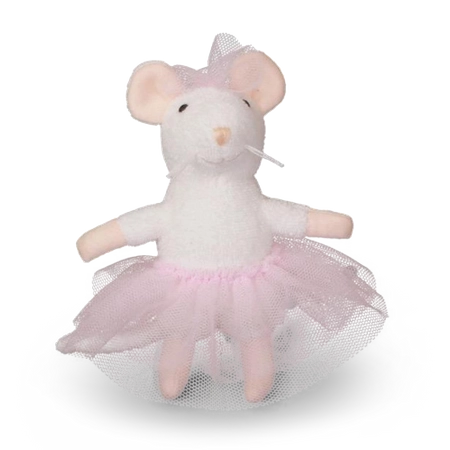 Mysi Domek, maskotka Ella baletnica 12 cm, z bajki, oryginalna zabawka, wiek dziecka 3+