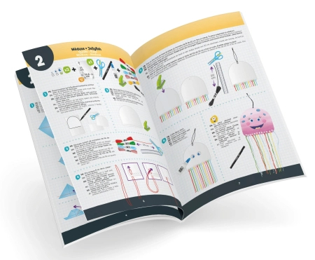 Buki France, Duży zestaw kreatywny i plastyczny Pudełko Aktywności, 20 wzorów, 800 el., dla dzieci w wieku 4+
