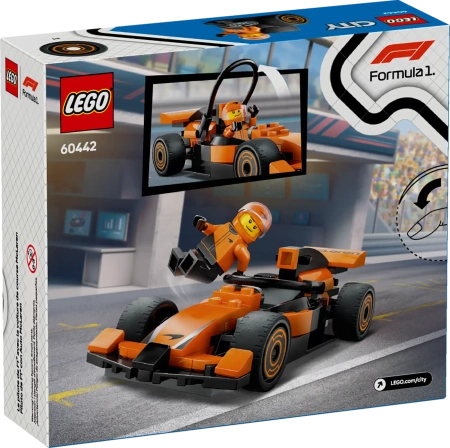 Klocki Lego City 60442 F1 Kierowca i bolid McLaren, 86 elementów, wiek dziecka 6+