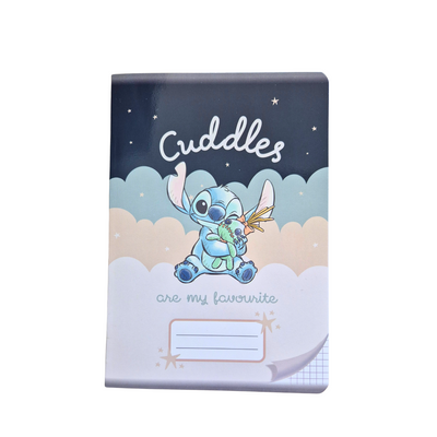 Zeszyt szkolny A5/16k Stitch Cuddles are my favourite w Kratkę Beniamin