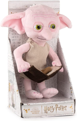 Harry Potter, maskotka pluszowa Zgredek, 29 cm, miły plusz, opakowanie prezentowe, wiek dziecka 0+