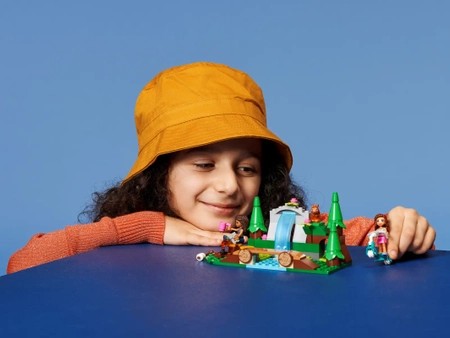 Klocki Lego Friends 41677, Leśny wodospad i figurki Andrea i Olivia, 93 elementy, wysoka jakość, oryginalne klocki, dla dziewczynek w wieku 5+, pomysł na prezent, szybka wysyłka