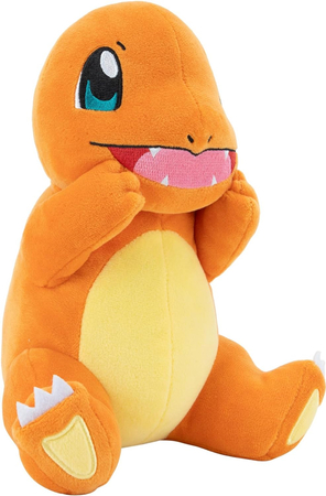 Pokemon, Maskotka pluszowa pomarańczowy Charmander, 20 cm, licencyjny, oryginalny pluszak, miły materiał, dla fanów, wiek dziecka 2 lata+