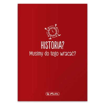 Herlitz, Zeszyt w kratkę do historii, format A5, 60 kartek, Historia, gramatura 70g