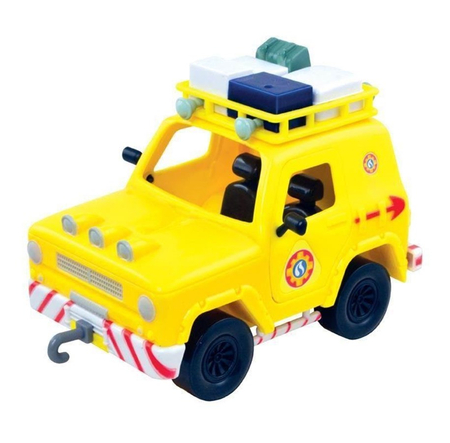 Strażak Sam, samochód jeep ratunkowy 4x4, solidny plastik, renomowany producent Character Options, zabawka z bajki, wiek dziecka 3+