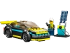 Klocki Lego City 60383 Elektryczny samochód sportowy, 95 elementów, w zestawie samochód, stacja ładująca i figurka, oryginalne klocki, zabawka dla dzieci w wieku 5 lat+