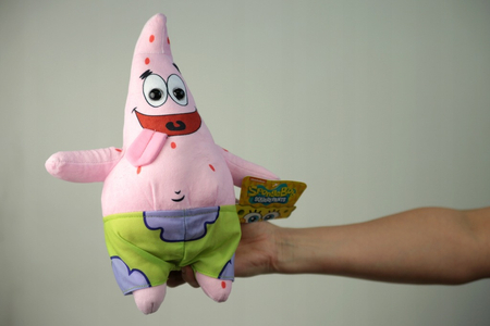 Spongebob, Maskotka pluszowy Patryk Rozgwiazda, 30 cm