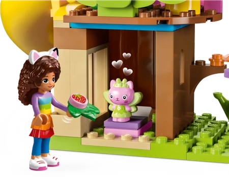 Klocki Lego Koci Domek Gabi 10787 Przyjęcie w ogrodzie Wróżkici, 130 elementów, figurki Gabi, Kiciuś Panduś i Wróżkicia, oryginalne klocki, dla dziewczynek w wieku 4 lata+