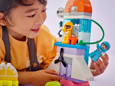 Klocki Lego Duplo 10422 Przygoda w promie kosmicznym 3 w 1, 58 elementów, wysoka jakość, bezpieczne klocki dla dzieci 3+