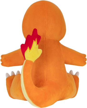 Pokemon, Maskotka pluszowa pomarańczowy Charmander, 25 cm, oryginalna zabawka, bardzo miły plusz, producent Jazwares, wiek dziecka 2+