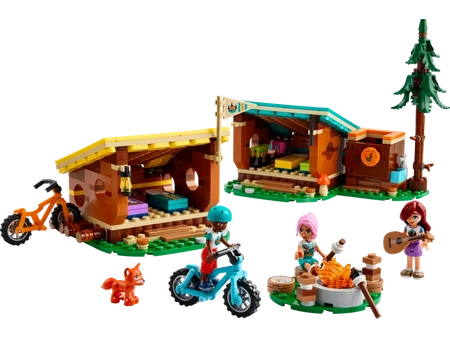 Klocki Lego Friends 42624 Przytulne domki na letnim obozie, 437 elementów, oryginalne, wysoka jakość, doskonały prezent dla dziewczynki 7+