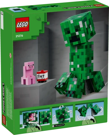 Lego Minecraft 21276 Creeper, 665 elementów, dla dzieci w wieku 10 lat+