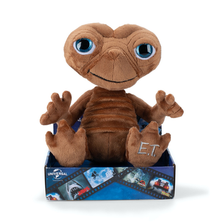 E.T. maskotka pluszowa 25 cm, główny bohater filmu, wierne wykonanie, duże plastikowe oczy, miły plusz, w pudełku idealny na prezent, pluszak oryginalny na licencji